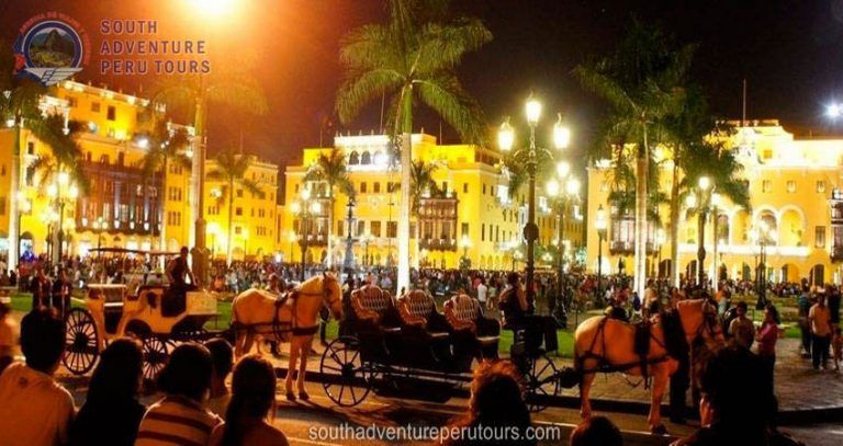Lima By Night Guided Tour Lit Up At Night